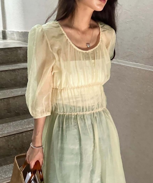 FREE STYLISTS(フリー スタイリスト)の「YUGA_YGMC See-through layered dress(ワンピース・レディース・ホワイト/オフホワイト・FREE)」の17枚目の写真