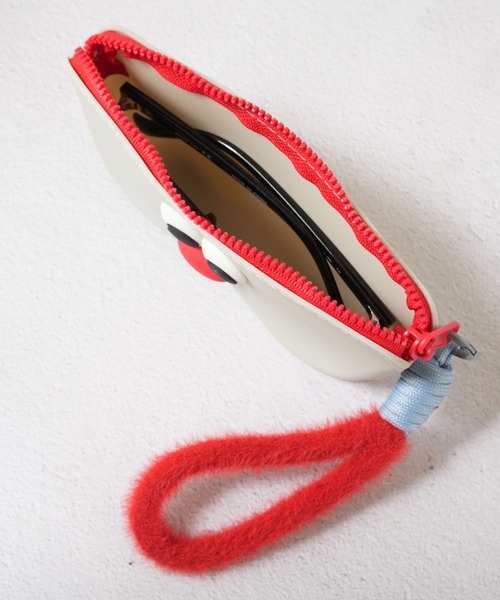 Jelly moo(ジェリームー)の「【 Jelly moo / ジェリームー 】 ストラップ付き ユニーク メガネケース / ポータブルケース(メガネ・レディース・ブルー/グレー・FREE)」の3枚目の写真