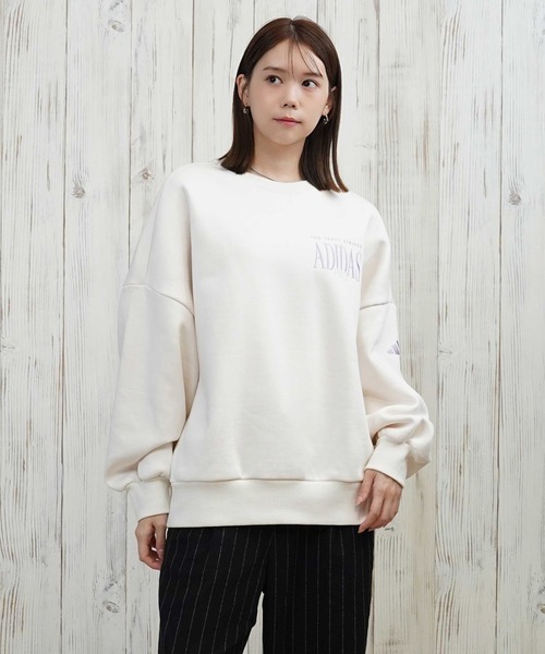 セール】adidas/アディダス 裏起毛/クルーネック/スウェット TA374