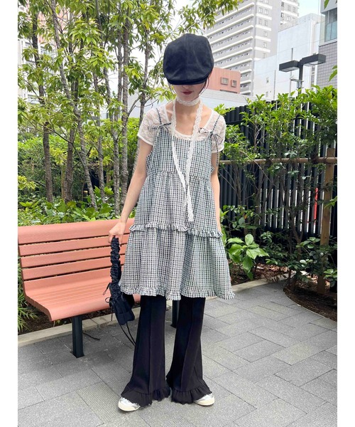セール】《大好評につき再販☆》フリルフレアパンツ（その他