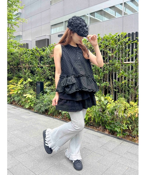 WC（ダブル シー）の「《大好評につき再販★》フリルフレアパンツ（その他パンツ・レディース・ピンク/グレー/ブラック・FREE）」の21枚目の写真