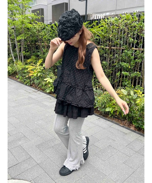 WC（ダブル シー）の「《大好評につき再販★》フリルフレアパンツ（その他パンツ・レディース・ピンク/グレー/ブラック・FREE）」の22枚目の写真