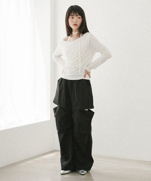 セール】サイドZIPデザインパンツ 575279（カーゴパンツ