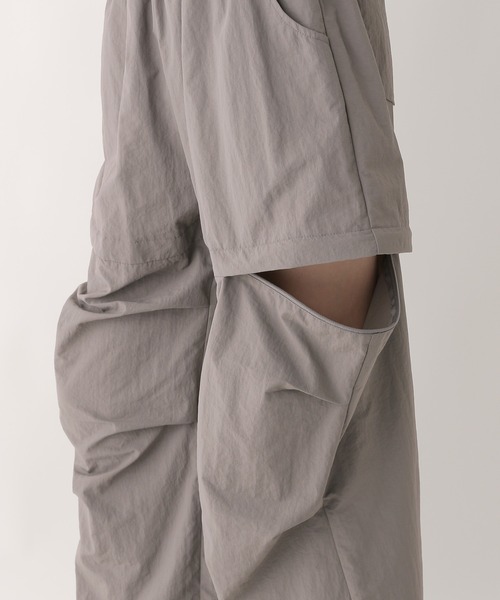 Heather（ヘザー）の「サイドZIPデザインパンツ　575279（カーゴパンツ・レディース・グレー/ベージュ/ブラック・FREE）」の4枚目の写真