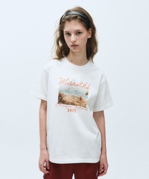 MARITHE + FRANCOIS GIRBAUD（マリテフランソワジルボー）の「SUMMER BEACH COLLAGE GRAPHIC HALF TEE（Tシャツ/カットソー）」
