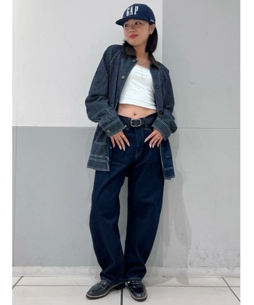 GAP（ギャップ）の「バギーバレルデニム（デニムパンツ・メンズ・インディゴブルー・28W 30L/29W 30L/30W 30L/31W 30L/32W 30L/33W 32L/34W 32L/36W 32L/32W 32L/31W 32L）」の10枚目の写真