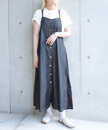 SWITCH BY ARCH（スイッチバイアーチ）の「【ARC】【SWITCH by ARCH】サイド スリット ボタン キャミ ワンピース（ワンピース）」