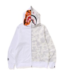 A BATHING APE(AxCVOGCv)CITY CAMO TIGER SHARK FULL ZIP HOODIE(p[J[)