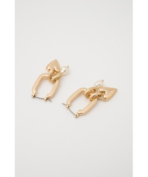 MOUSSY（マウジー）の「MANY CHARMS HOOP ピアス（ピアス（両耳用）・レディース・シルバー/ゴールド・FREE）」の5枚目の写真