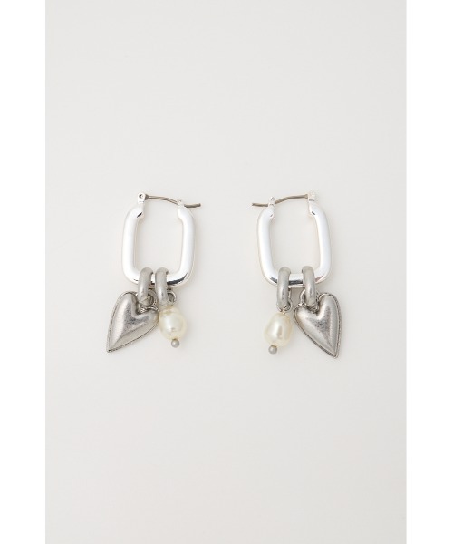 MOUSSY（マウジー）の「MANY CHARMS HOOP ピアス（ピアス（両耳用）・レディース・シルバー/ゴールド・FREE）」の9枚目の写真