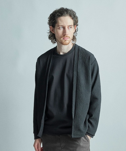 MEN'S BIGI（メンズビギ）の「【ACTIVE TAILOR/アクティブテイラー】シルケットスムースクルーネック長袖Tシャツ（Tシャツ/カットソー・メンズ・ブラウン/ホワイト/ブルー/ブラック・03/02/05/04/01）」の21枚目の写真