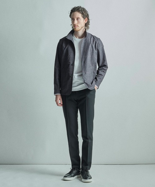 MEN'S BIGI（メンズビギ）の「【ACTIVE TAILOR/アクティブテイラー】シルケットスムースクルーネック長袖Tシャツ（Tシャツ/カットソー・メンズ・ブラウン/ホワイト/ブルー/ブラック・03/02/05/04/01）」の17枚目の写真