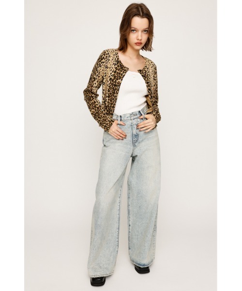 SLY（スライ）の「WIDE LEG PT-C ワイドレッグ パンツ シー 秋服（デニムパンツ・レディース・ライトブルー・0/1/2）」の4枚目の写真