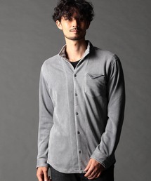 NICOLE CLUB FOR MEN | 起毛ポンチスタンドカラーシャツ(シャツ/ブラウス)