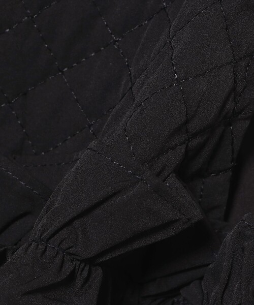 CAROLINA GLASER（カロリナ グレイサー）の「リボン キルティングベスト（ベスト・レディース・ブラック/ブルー系その他・ONE SIZE）」の5枚目の写真