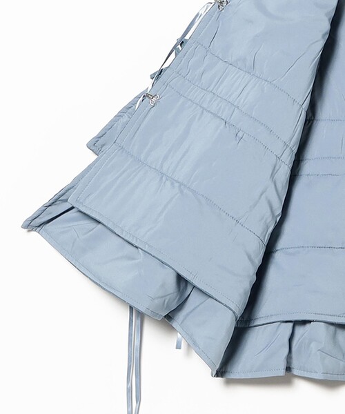 CAROLINA GLASER（カロリナ グレイサー）の「リボン キルティングベスト（ベスト・レディース・ブラック/ブルー系その他・ONE SIZE）」の8枚目の写真