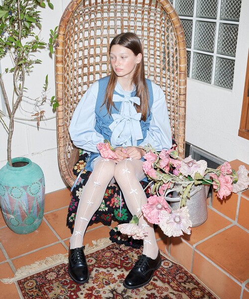 CAROLINA GLASER（カロリナ グレイサー）の「リボン キルティングベスト（ベスト・レディース・ブラック/ブルー系その他・ONE SIZE）」の13枚目の写真