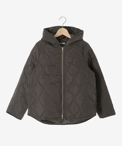 le.coeur blanc（ルクールブラン）の「《WEB限定アイテム》マルチWAYキルティングブルゾン（ブルゾン・レディース・キャメル/アイボリー/ブラック/チャコールグレー・38）」の4枚目の写真