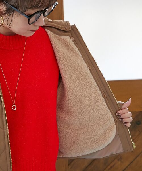 le.coeur blanc（ルクールブラン）の「《WEB限定アイテム》マルチWAYキルティングブルゾン（ブルゾン・レディース・キャメル/アイボリー/ブラック/チャコールグレー・38）」の21枚目の写真