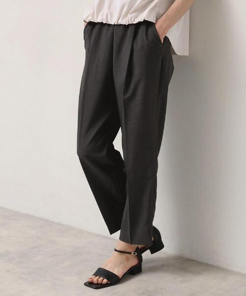 Dessin（デッサン）の「【ウエストゴム・洗える】センターライン入りテーパードパンツ（XS～L）（その他パンツ・レディース・ブラウン系その他/キャメル/チャコールグレー・00/03/02/01）」の3枚目の写真