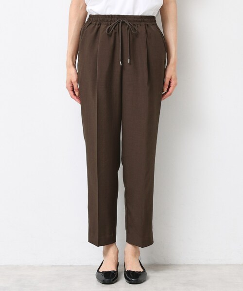 Dessin（デッサン）の「【ウエストゴム・洗える】センターライン入りテーパードパンツ（XS～L）（その他パンツ・レディース・ブラウン系その他/キャメル/チャコールグレー・00/03/02/01）」の20枚目の写真