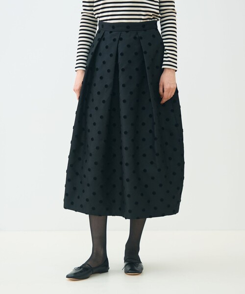 トゥモローランドコレクション☆ モールポルカドット コクーンスカート、Mサイズ モールポルカドット コクーンスカート（スカート）｜TOMORROWLAND