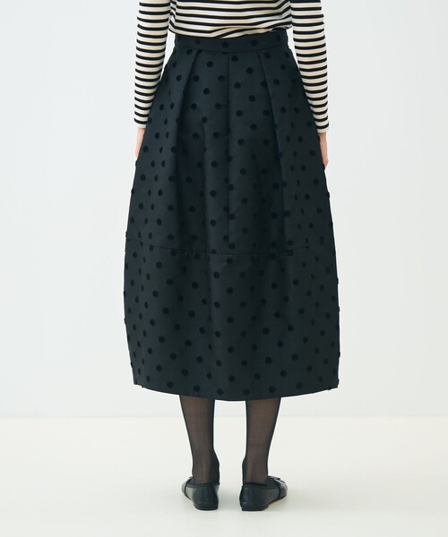 トゥモローランドコレクション ドット柄コクーンスカート トゥモローランドコレクション ドット柄コクーンスカート