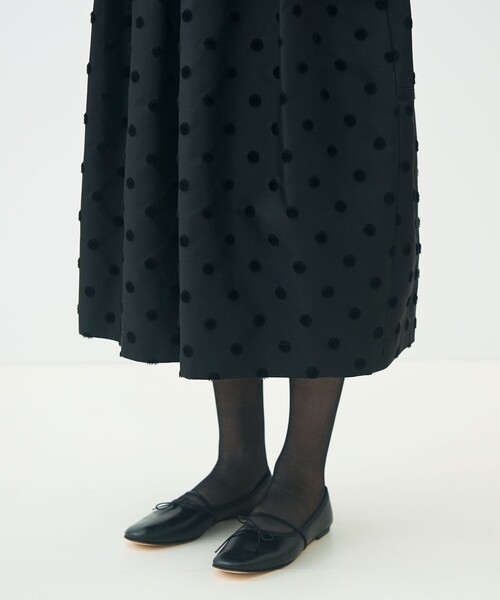 トゥモローランドコレクション☆ モールポルカドット コクーンスカート、Mサイズ モールポルカドット コクーンスカート（スカート）｜TOMORROWLAND
