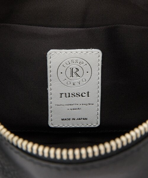 russet（ラシット）の「レザースクエアショルダーバッグ（ショルダーバッグ・レディース・ブラック/シルバー・FREE）」の13枚目の写真