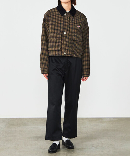 DANTON ブラックナイロンジャケット サイズ42 DANTON / STUNNER NYLON HOODED JACKET（ブルゾン）｜DANTON