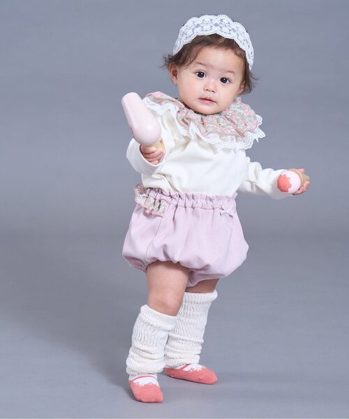 Ampersand（アンパサンド）の「おめかしシューズ風ベビーソックス（ベビーシューズ/ベビーソックス・キッズ・ブラック/ピンク/ブラウン/ネイビー・12/9）」の8枚目の写真