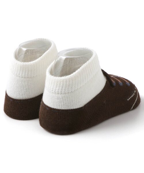 Ampersand（アンパサンド）の「おめかしシューズ風ベビーソックス（ベビーシューズ/ベビーソックス・キッズ・ブラック/ピンク/ブラウン/ネイビー・12/9）」の5枚目の写真