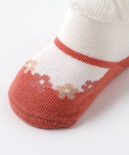 Ampersand（アンパサンド）の「おめかしシューズ風ベビーソックス（ベビーシューズ/ベビーソックス・キッズ・ブラック/ピンク/ブラウン/ネイビー・12/9）」の13枚目の写真