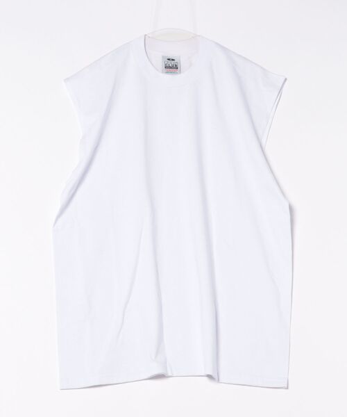 PRO CLUB （プロクラブ）の「PRO CLUB ノースリーブ（タンクトップ・メンズ・ホワイト/ブラック/ネイビー/グレー・SMALL/MEDIUM/LARGE/X-LARGE）」の2枚目の写真