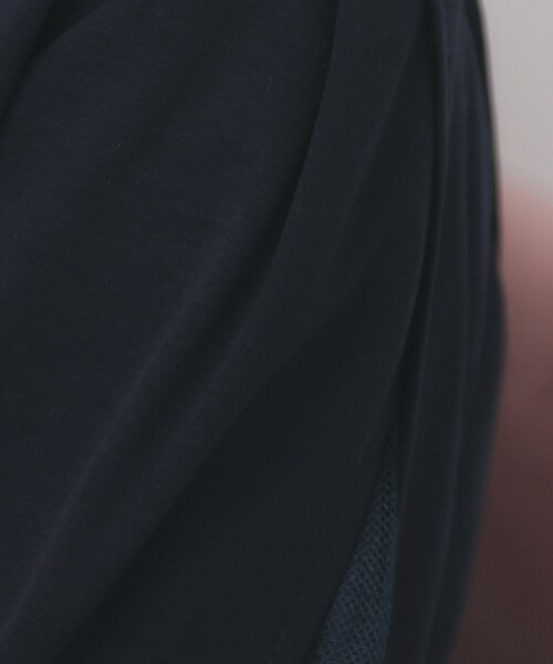 index（インデックス）の「レースドッキングスリーブトップス【洗濯機洗い可/UVケア】（Tシャツ/カットソー・レディース・オフホワイト/サンドベージュ/ネイビー/グリーン系・36/38/40/42）」の17枚目の写真