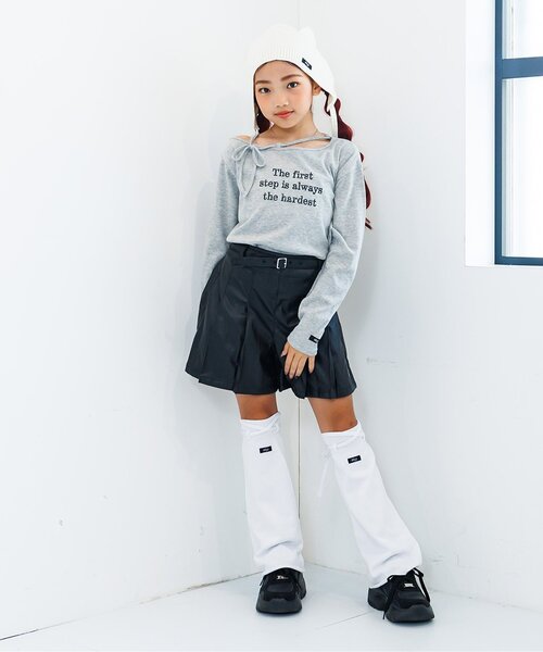 algy（アルジー）の「フェイクレザープリーツショーパン（その他パンツ・キッズ・ブラック/ブラウン・X-SMALL/SMALL/MEDIUM/XX-SMALL）」の6枚目の写真