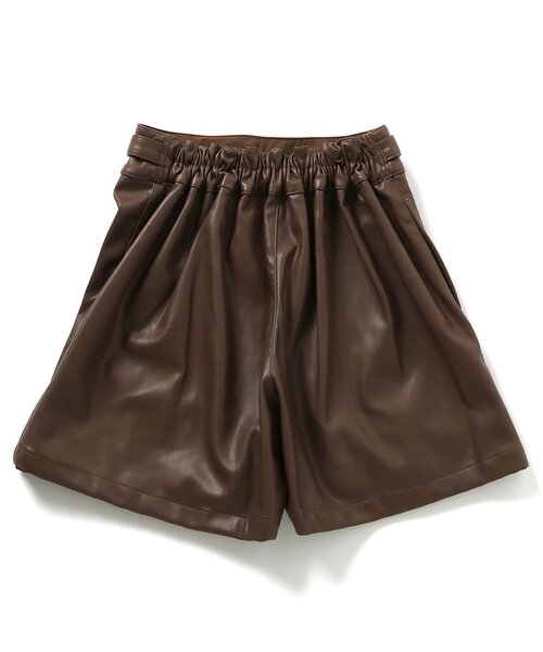 algy（アルジー）の「フェイクレザープリーツショーパン（その他パンツ・キッズ・ブラック/ブラウン・X-SMALL/SMALL/MEDIUM/XX-SMALL）」の14枚目の写真