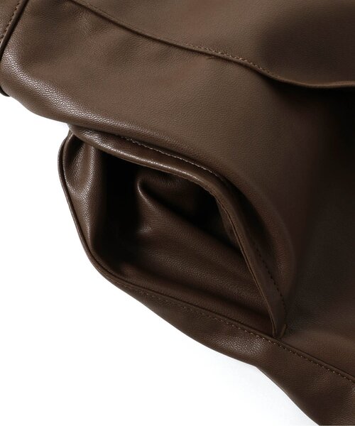 algy（アルジー）の「フェイクレザープリーツショーパン（その他パンツ・キッズ・ブラック/ブラウン・X-SMALL/SMALL/MEDIUM/XX-SMALL）」の3枚目の写真