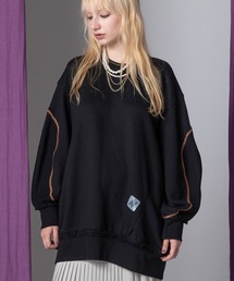 CHRISTIAN DADA】テープスウェットビックシルエットシャツ/CDM-19W