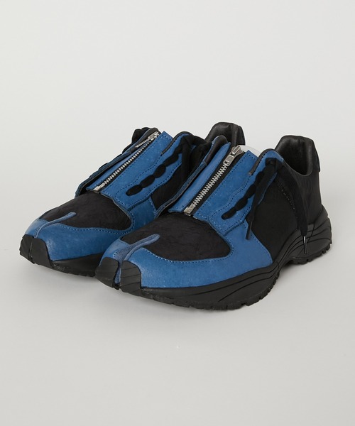 tabito(タビト)の「【REBIRTH PROJECT × tabito】 Zip Tactical Trainer Airbag & Deerskin 足袋スニーカー(tabito55)(スニーカー・メンズ・ネイビー/ホワイト/ブラック・38/39/40/41/42/43)」の19枚目の写真