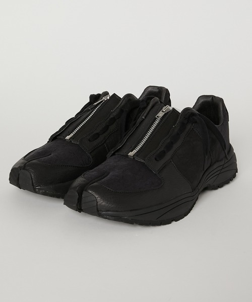 tabito(タビト)の「【REBIRTH PROJECT × tabito】 Zip Tactical Trainer Airbag & Deerskin 足袋スニーカー(tabito55)(スニーカー・メンズ・ネイビー/ホワイト/ブラック・38/39/40/41/42/43)」の12枚目の写真