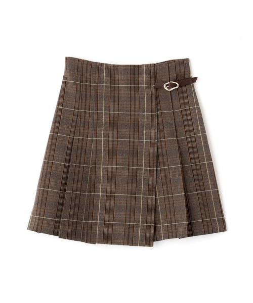 JILL by JILL STUART（ジルバイジルスチュアート）の「◇ウーリッシュフラノラップ風スカパン（その他パンツ・レディース・ブラウン系その他/グレー/ベージュ・MEDIUM/SMALL）」の15枚目の写真