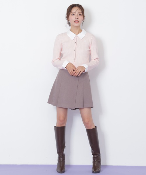 セール】◇ウーリッシュフラノラップ風スカパン（その他パンツ）｜JILL