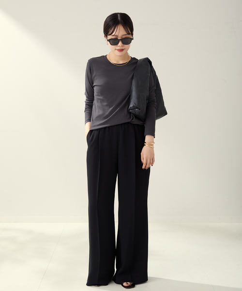 plage（プラージュ）の「Hight Twist ロンT（Tシャツ/カットソー・レディース・ベージュ/アイボリー/チャコールグレー・FREE）」の7枚目の写真