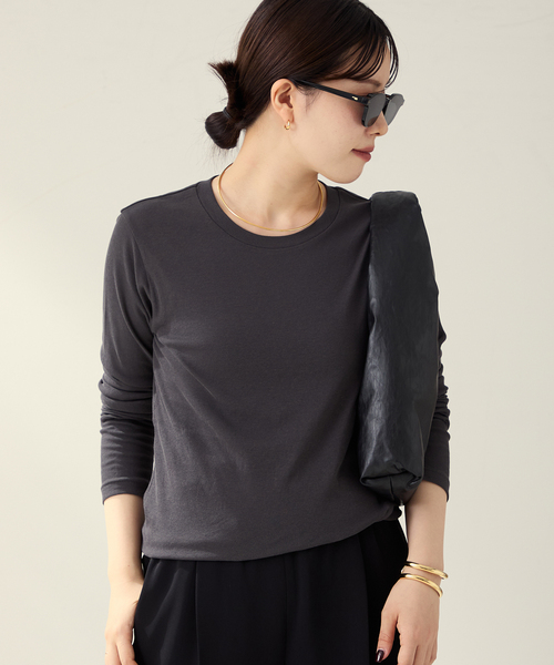 plage（プラージュ）の「Hight Twist ロンT（Tシャツ/カットソー・レディース・ベージュ/アイボリー/チャコールグレー・FREE）」の10枚目の写真