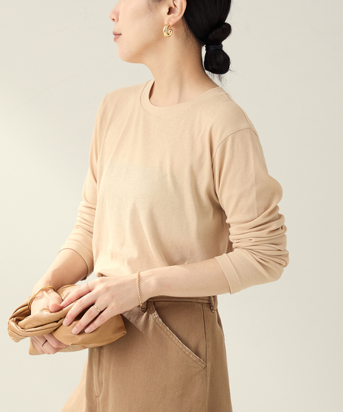 plage（プラージュ）の「Hight Twist ロンT（Tシャツ/カットソー・レディース・ベージュ/アイボリー/チャコールグレー・FREE）」の17枚目の写真