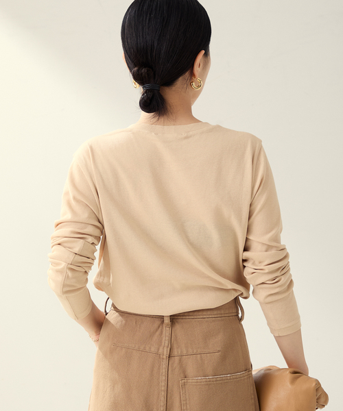 plage（プラージュ）の「Hight Twist ロンT（Tシャツ/カットソー・レディース・ベージュ/アイボリー/チャコールグレー・FREE）」の18枚目の写真