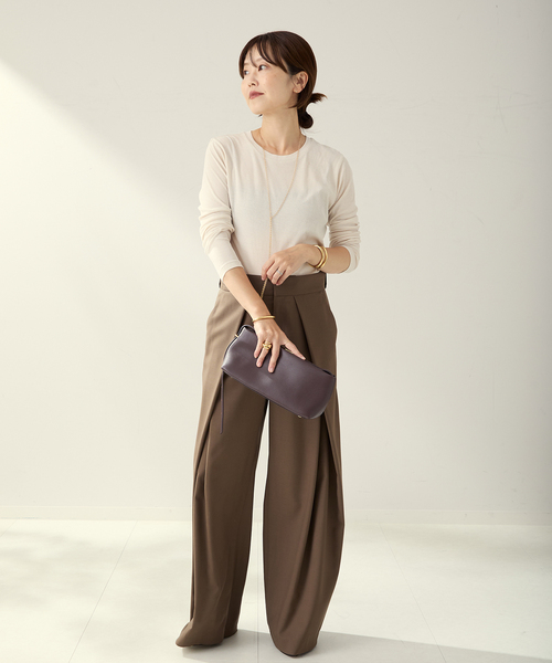 plage（プラージュ）の「Hight Twist ロンT（Tシャツ/カットソー・レディース・ベージュ/アイボリー/チャコールグレー・FREE）」の19枚目の写真