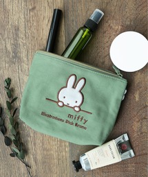 SAC'S BARJean（サックスバージーン）の「【miffy/ミッフィー】 刺繍帆布ポーチ（M）（ポーチ）」