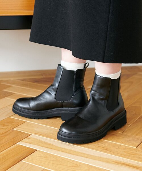 DISCOAT（ディスコート）の「サイドゴアチェルシーブーツ（ブーツ・レディース・ブラウン/ブラック・MEDIUM/LARGE）」の21枚目の写真